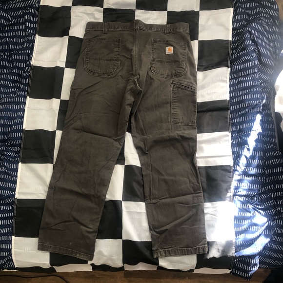 Carhartt 5 pocket pants Grey 38 x 30 - Picture 7 of 8